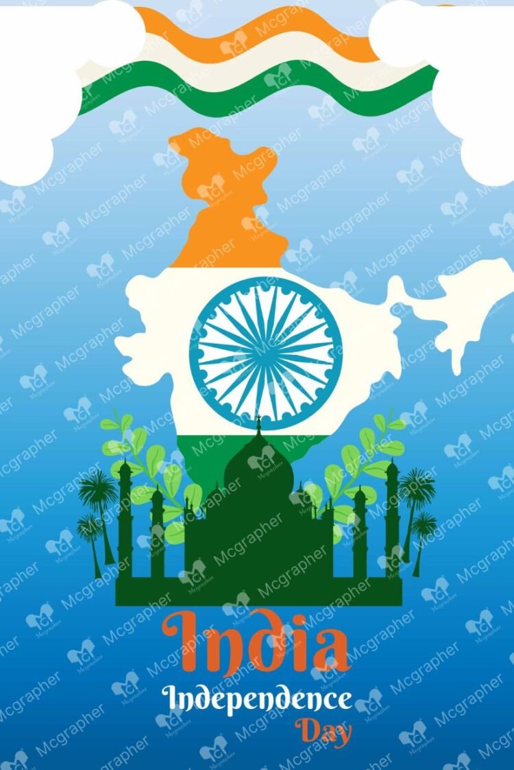 Independence freedom day Illustration