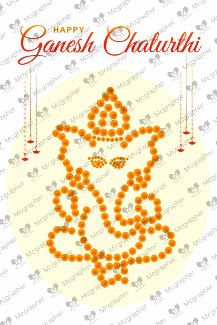 Ganesh Chaturthi Lord vector Illustration