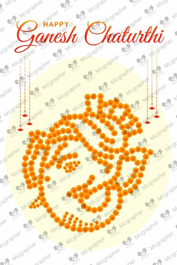 Ganesh Chaturthi vector Illustration