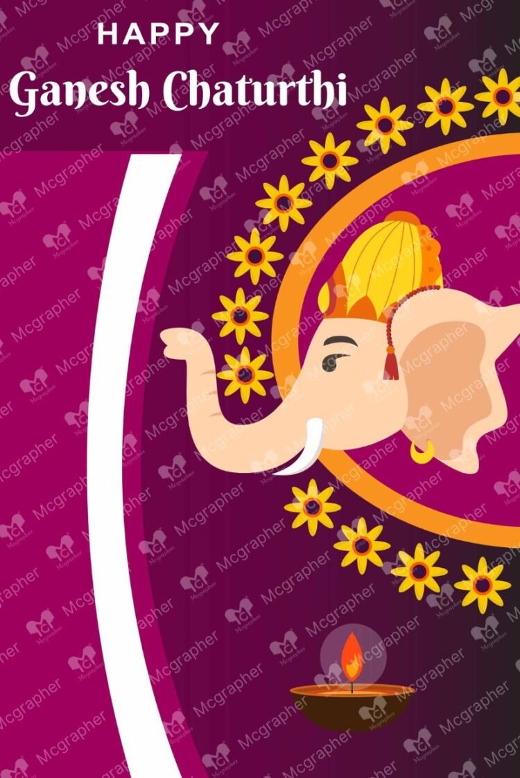 Ganesh Chaturthi God Illustration