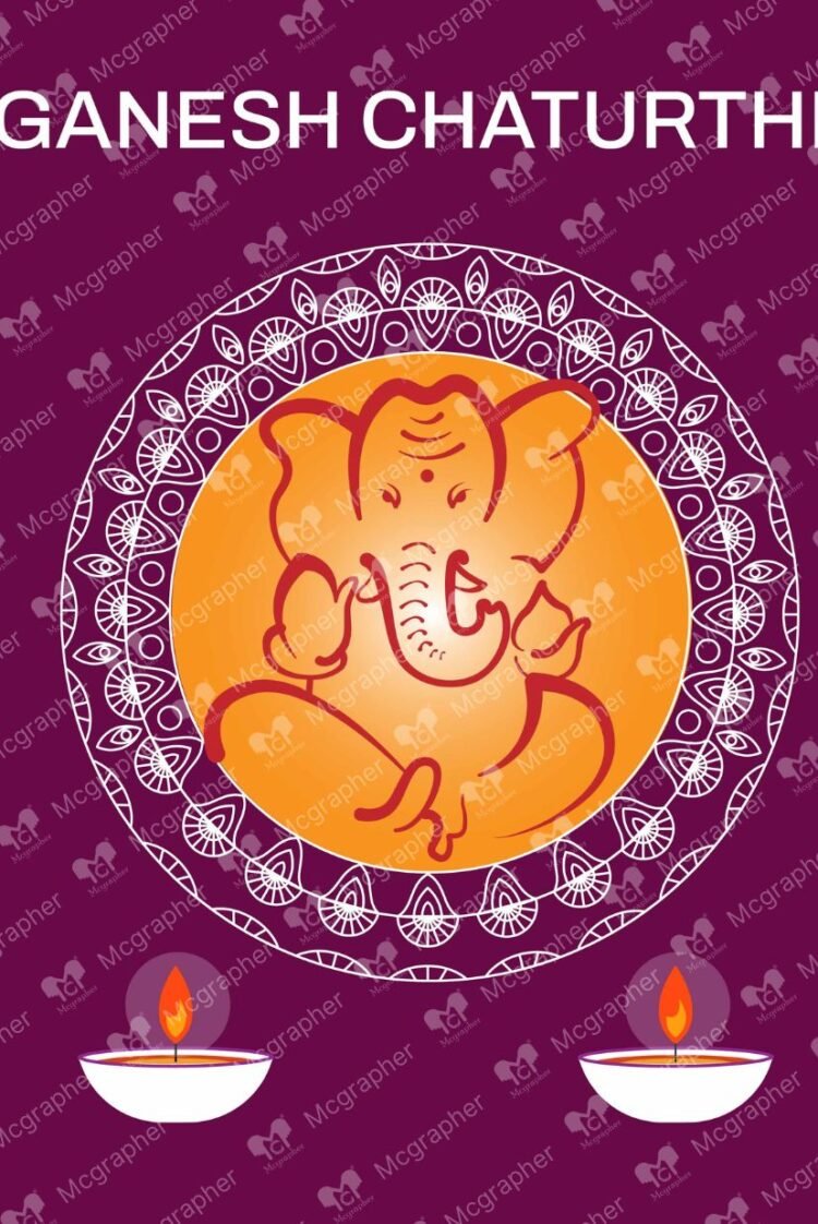 Ganesh Chaturthi Ganesha Lover Illustration