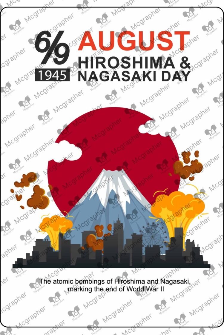 Hiroshima & Nagasaki Awareness Illustration