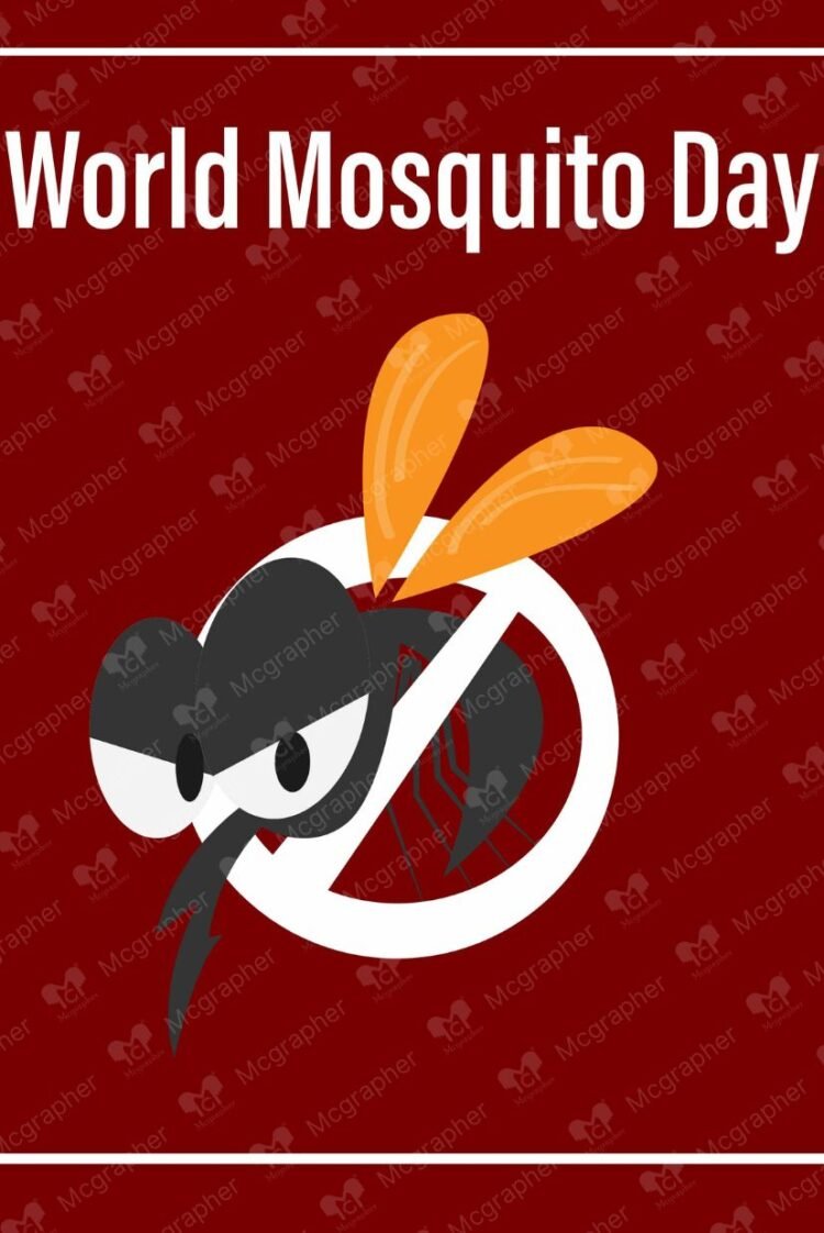 World Mosquito Day Vector illustration