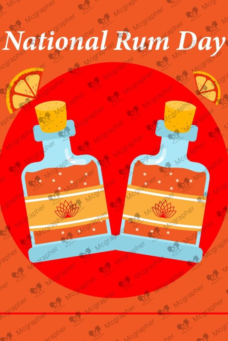 National Rum Day Vector illustration