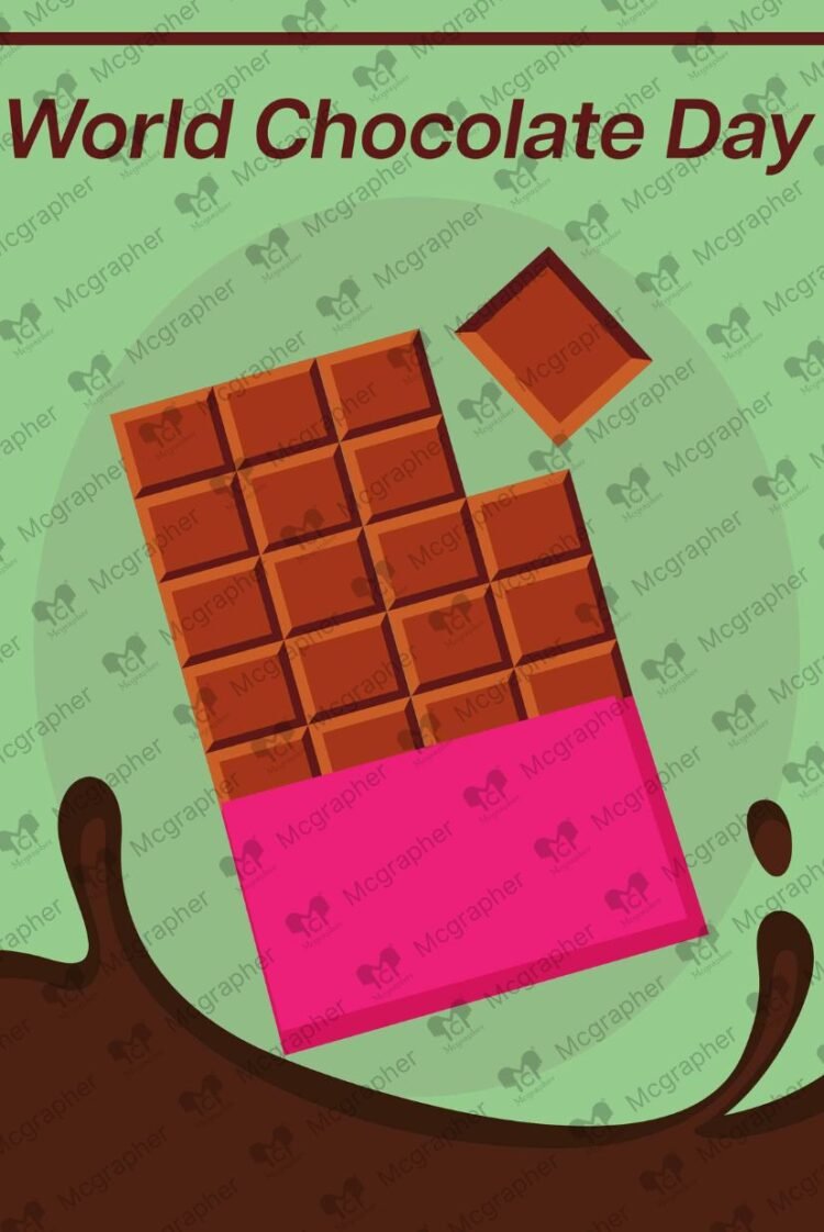 Chocolate Day Love digital art illustration