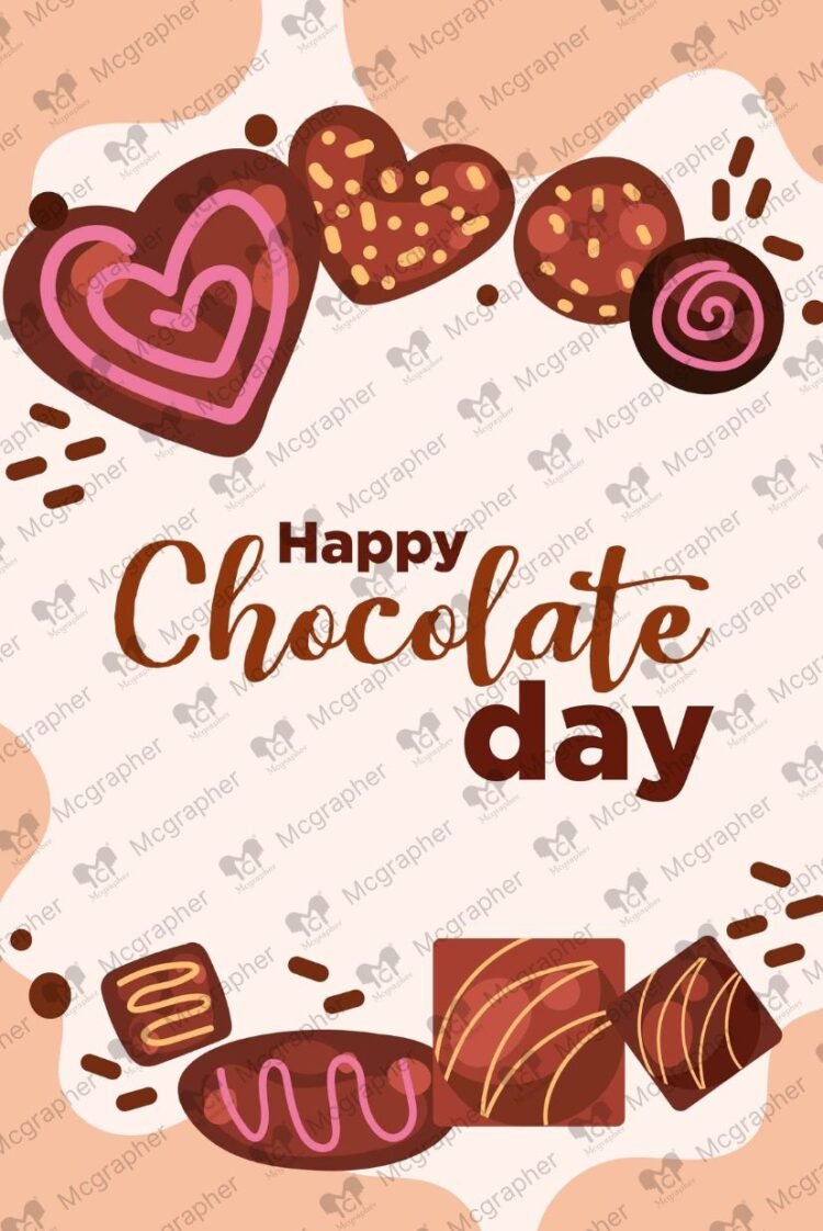 World Chocolate Day Addict digital illustration