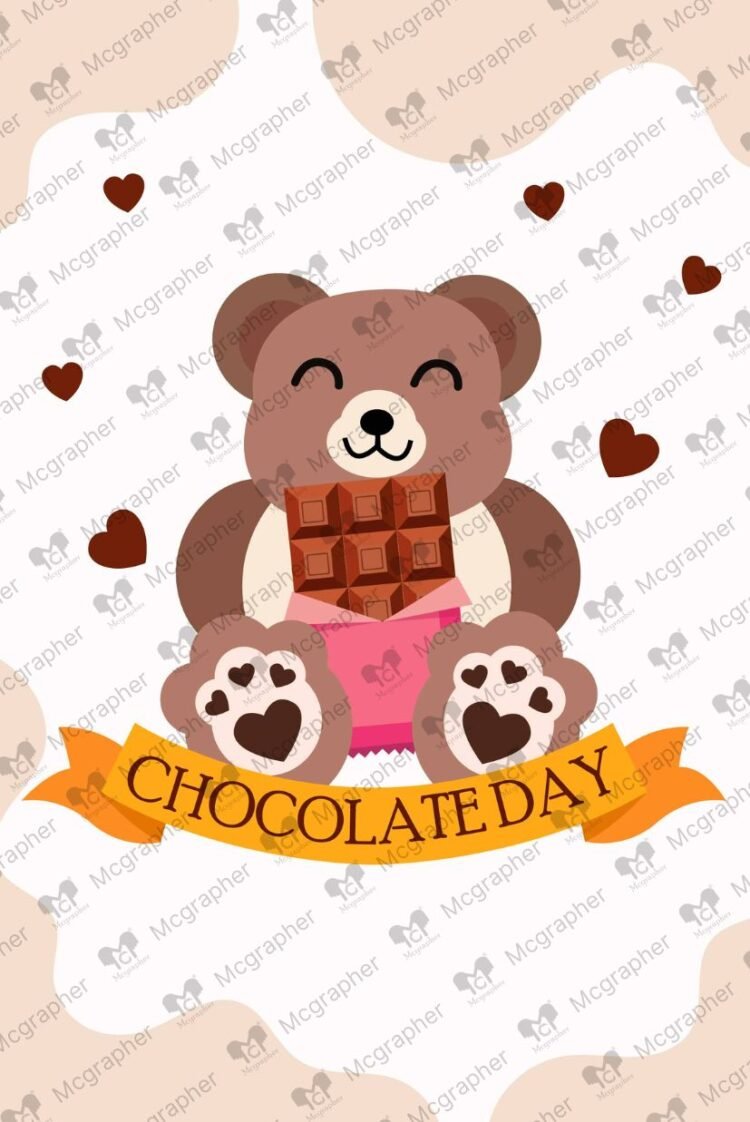 Chocolate Day Sweets digital illustration