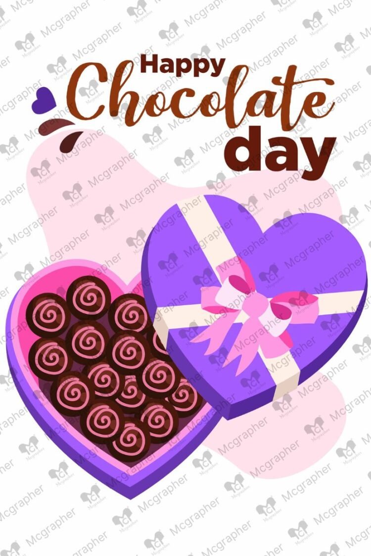 Chocolate Day Sweets Treat digital illustration