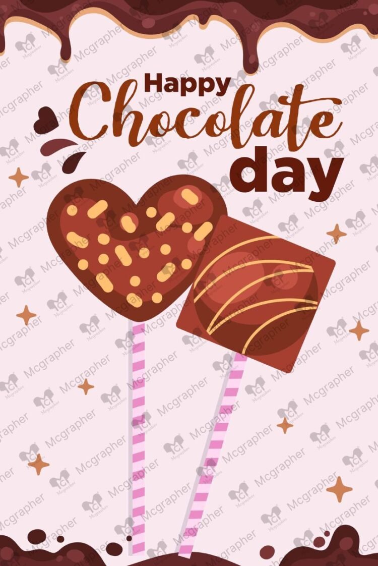 Chocolate Day Treat digital illustration