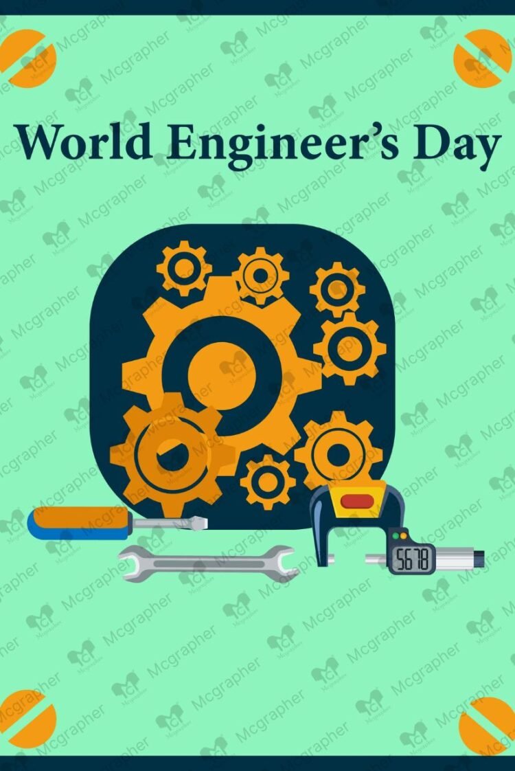 Happy Engineer Day digital illustration