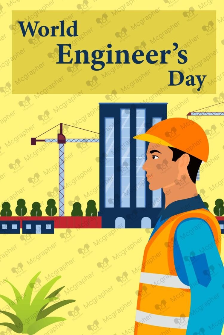 World Engineer Day vector illustration