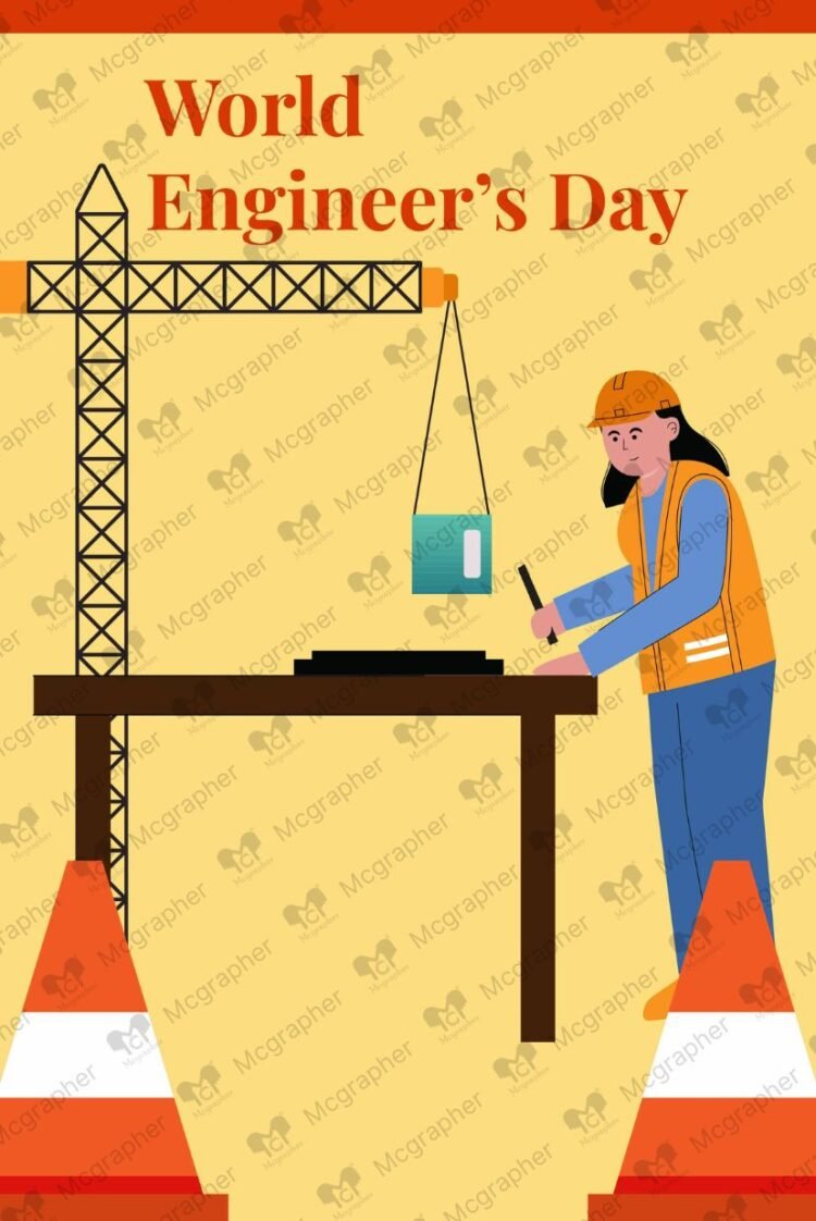 World Engineer Day digital illustration
