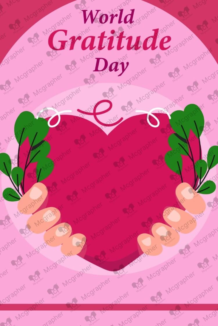 World Gratitude Day vector illustration
