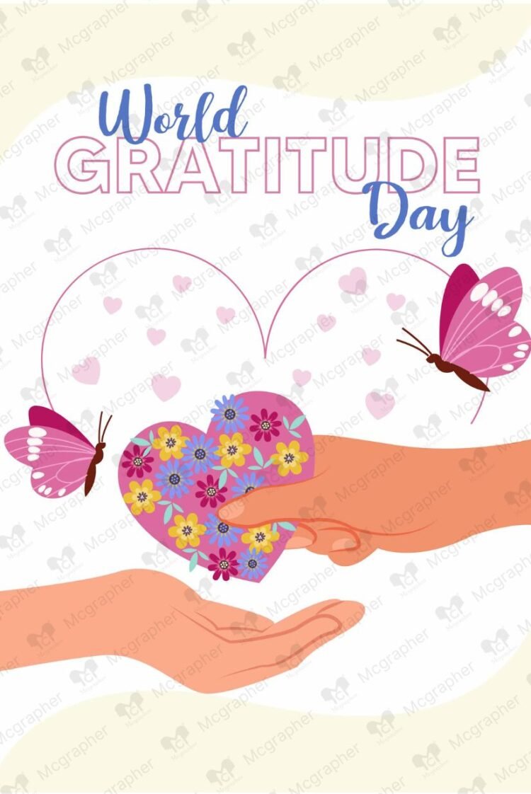 World Gratitude Day kindness illustration