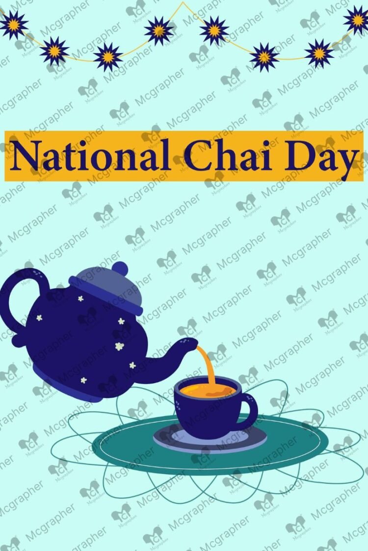 National Chai Day vector Illustration