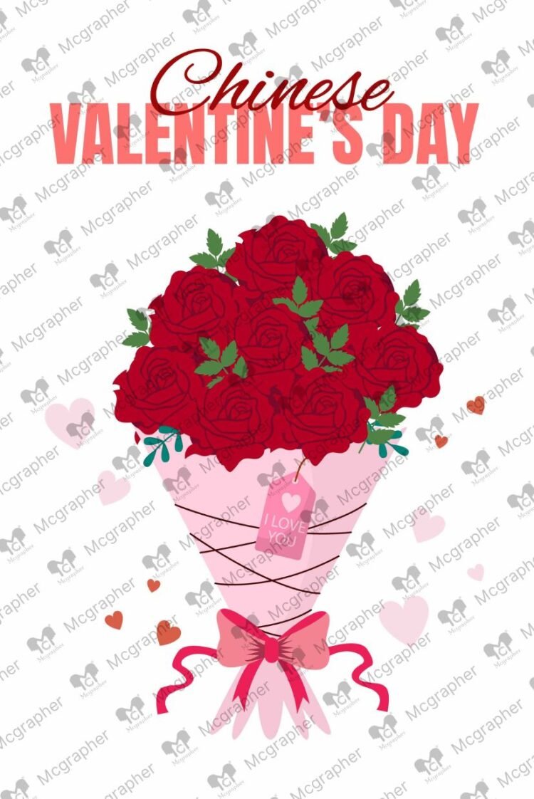 Valentine Day romantic artwork Illustration