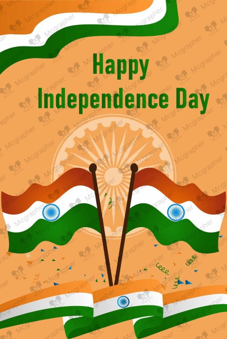 Independence Day Hindustan Vector illustration