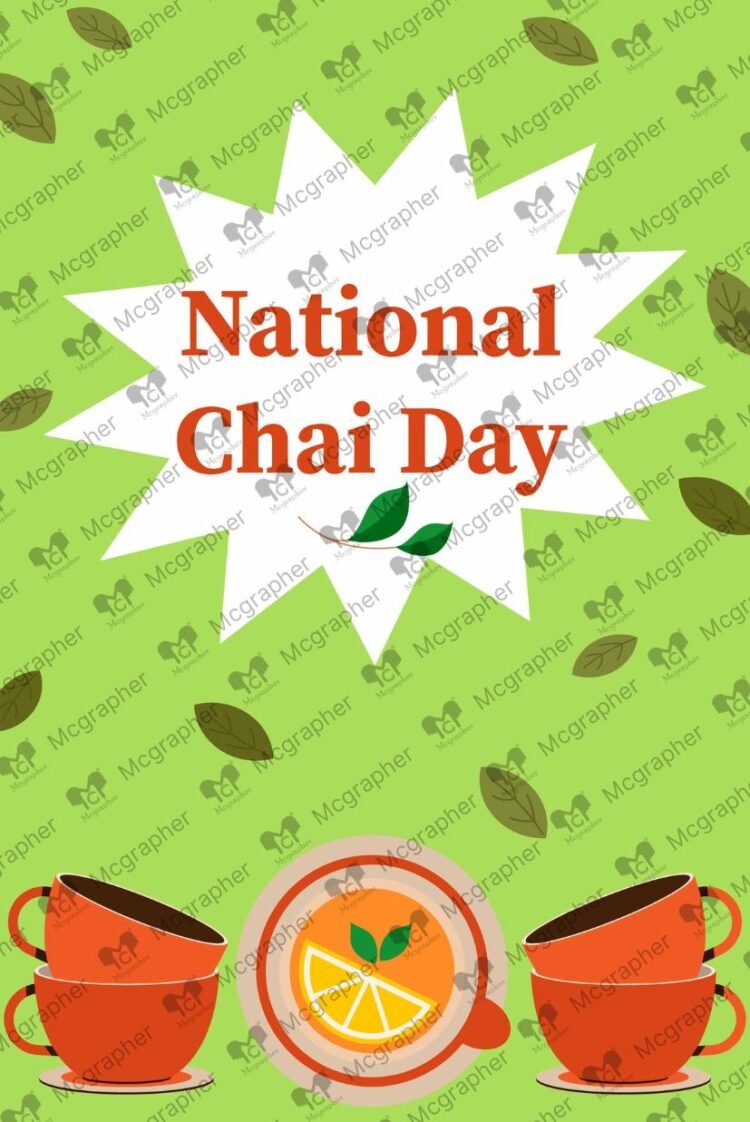 Chai Day Tea Lover vector Illustration