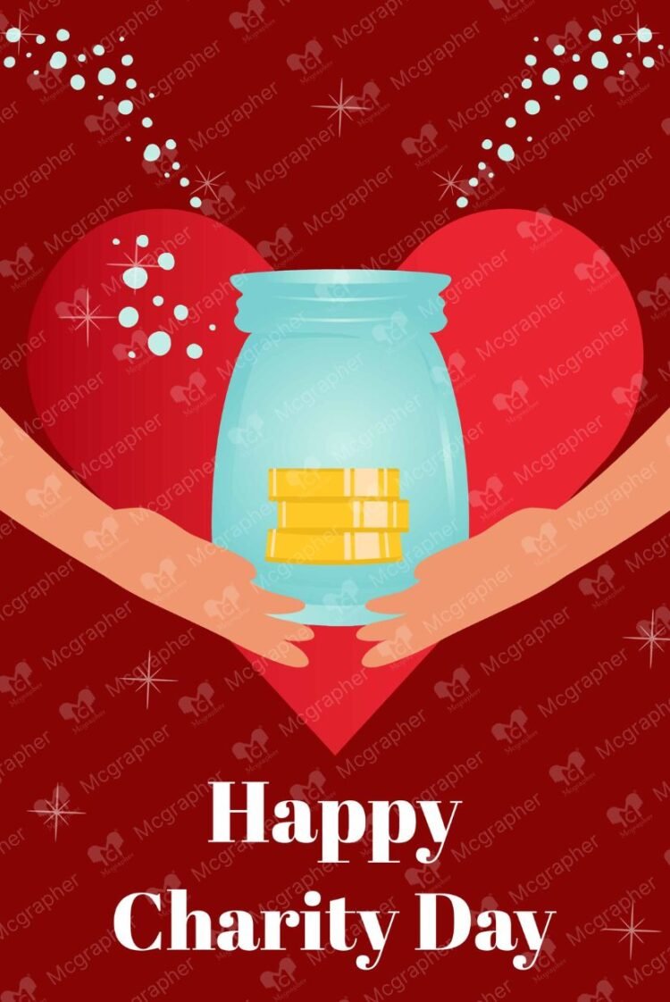 World Charity Day Awareness vector illustration