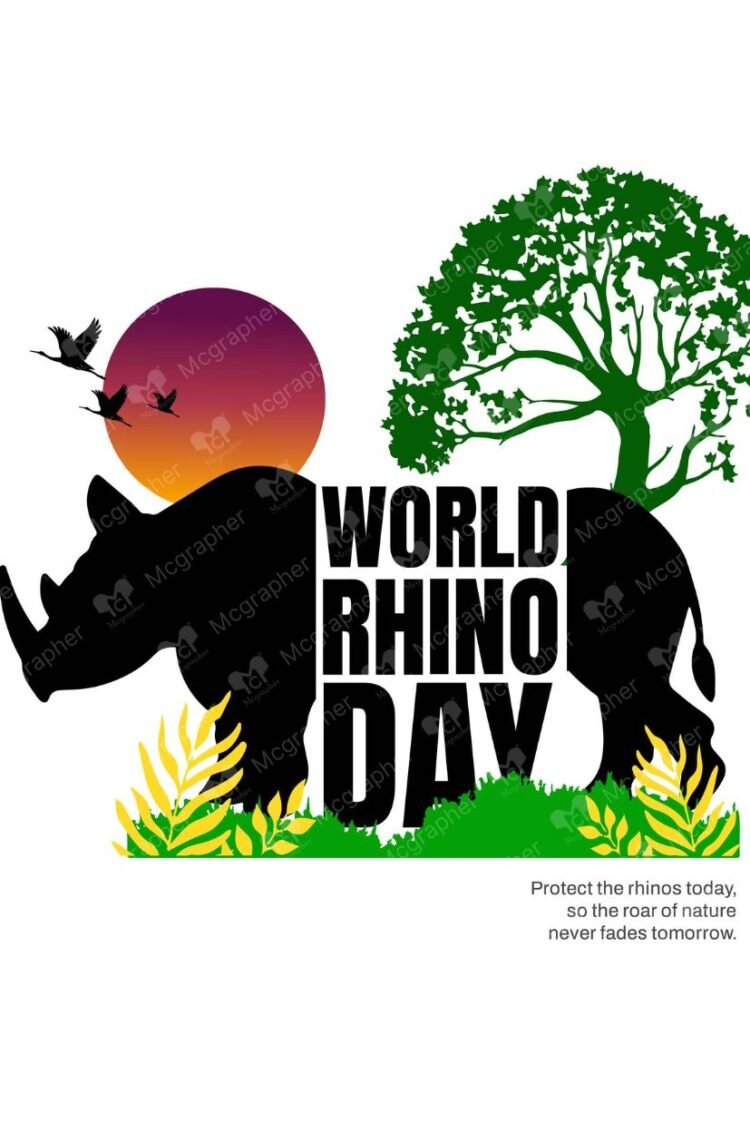 World Rhino Day illustration