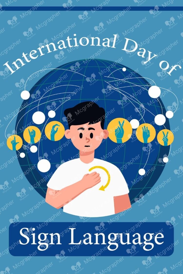 International Day of Sign Language illustration