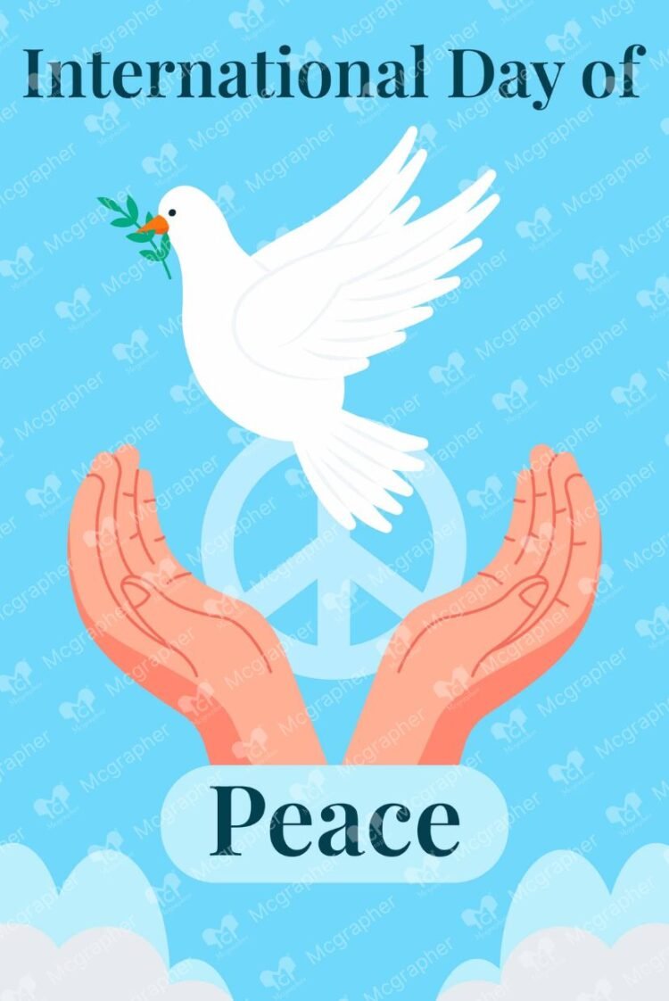International Peace Day vector illustration