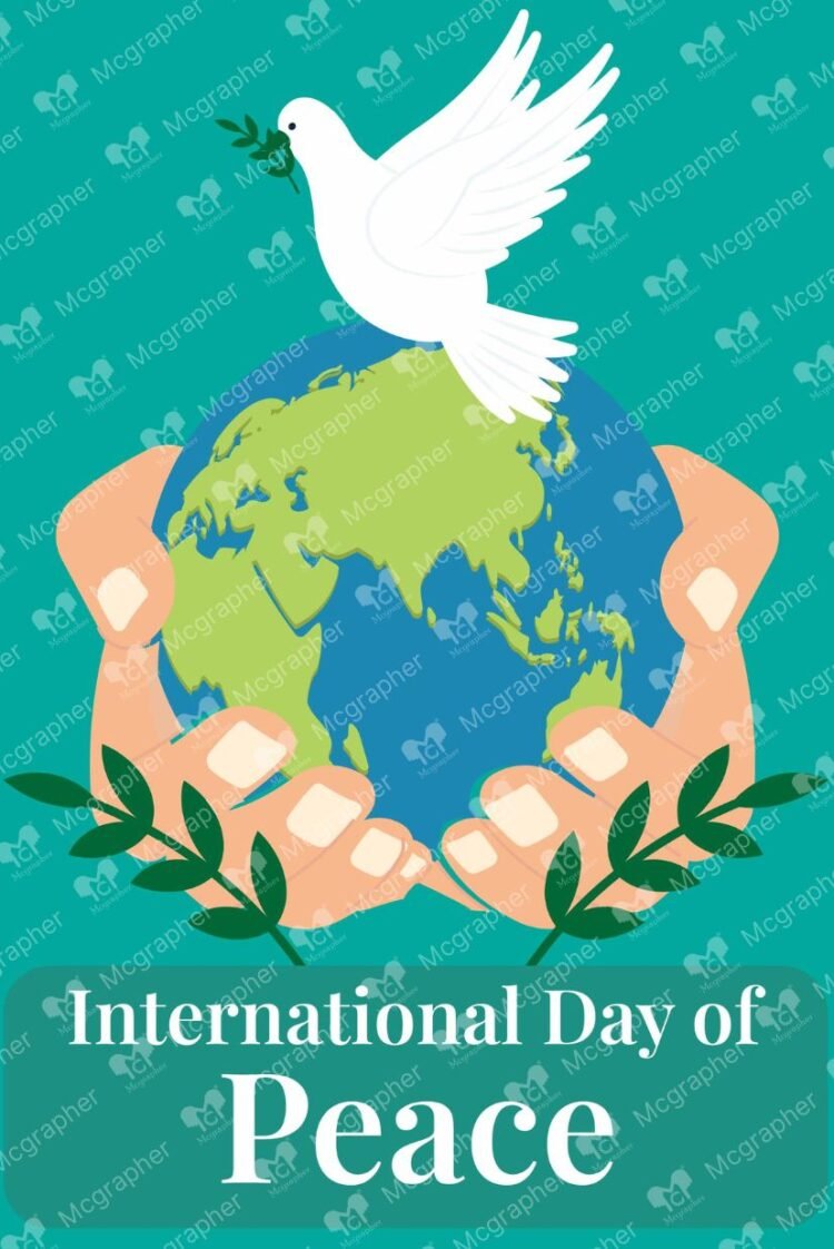 Global Peace Day vector illustration