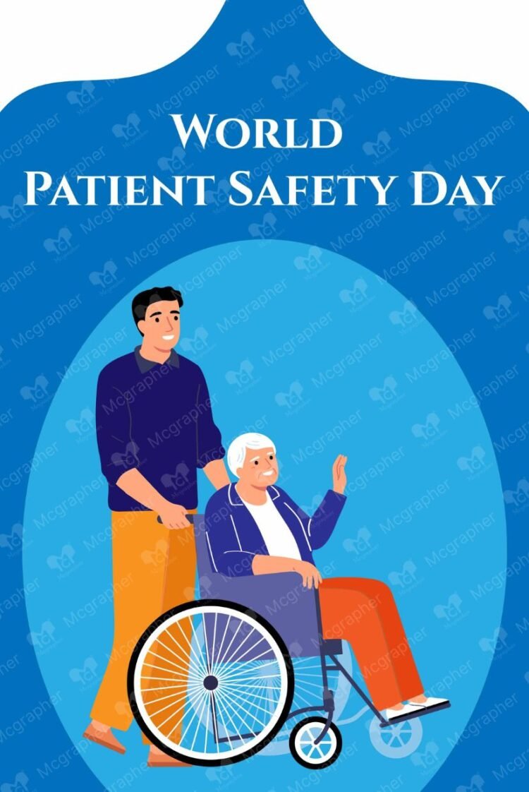 Patient safety day awareness illustration