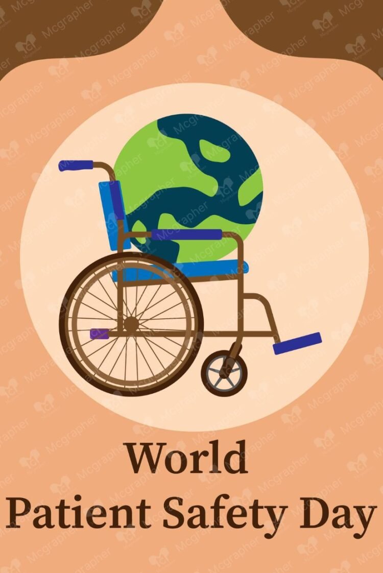 World Patient safety day HealthCare illustration