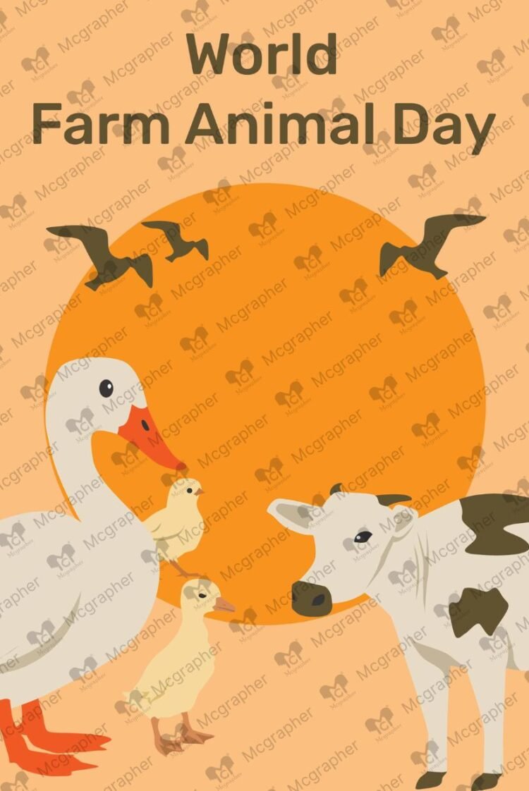 Global Farm Animal Day illustration