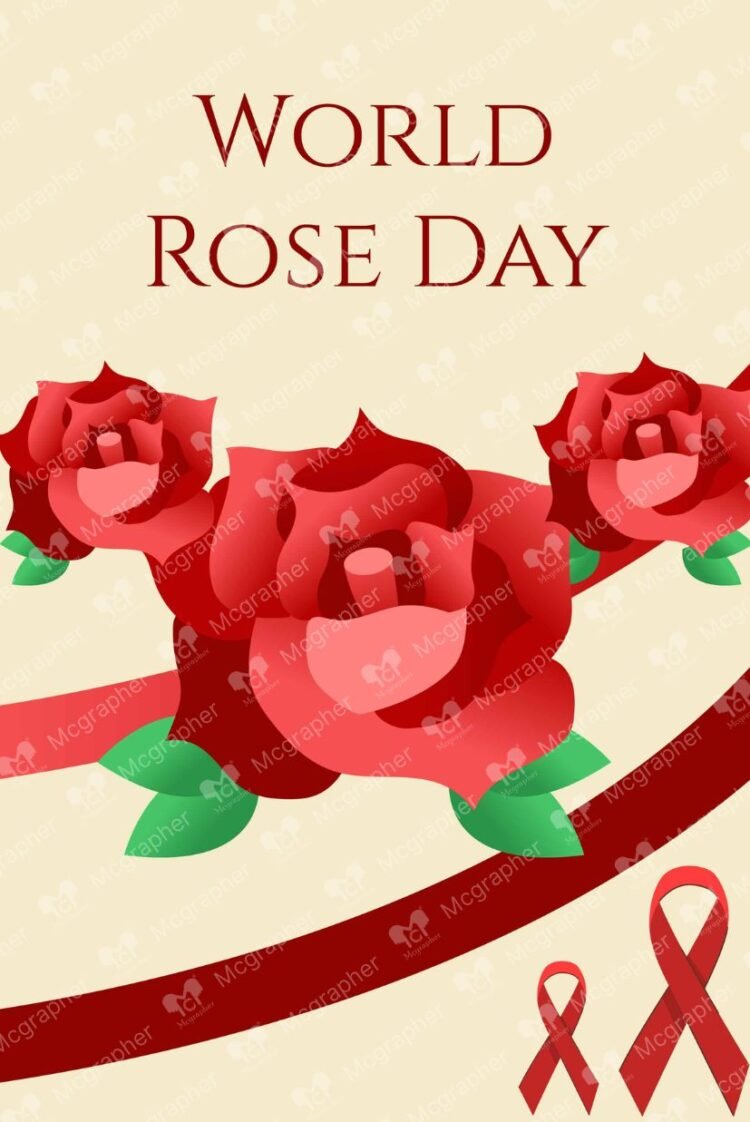 Happy Rose Day illustration