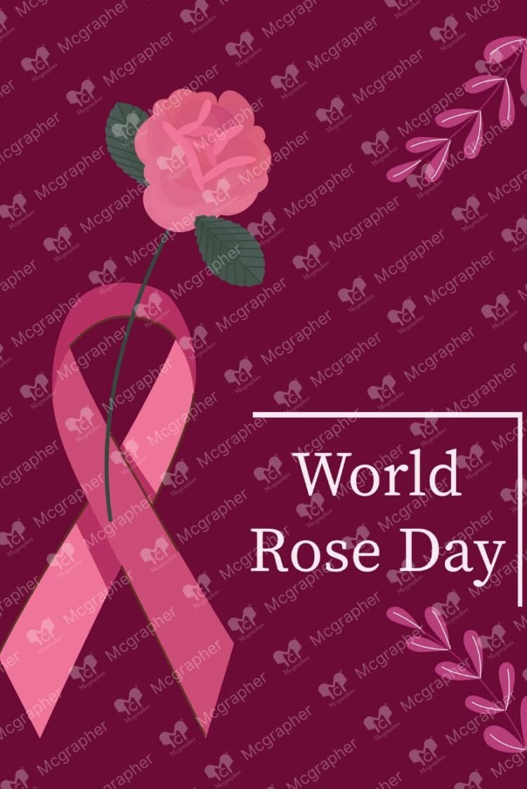 World Rose Day love illustration