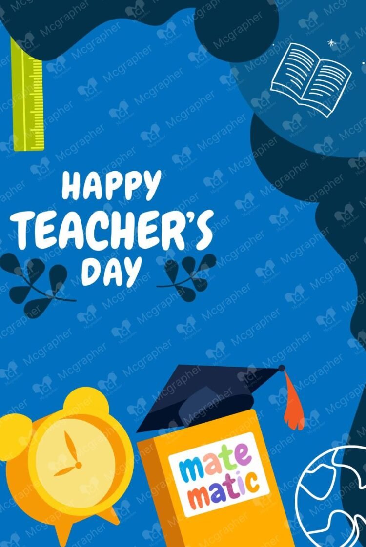 Happy Teacher Day illustration