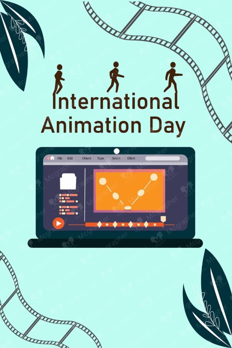 International Animation Day Graphics illustration