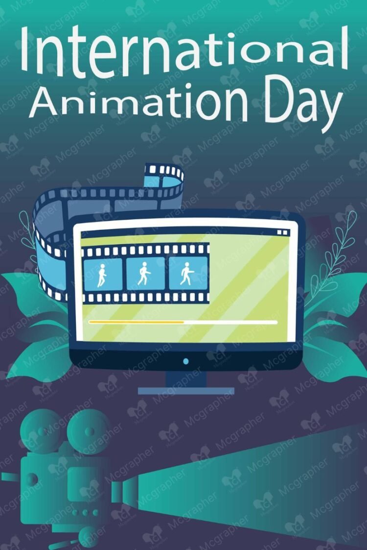 Animation Day Graphics vector illustration