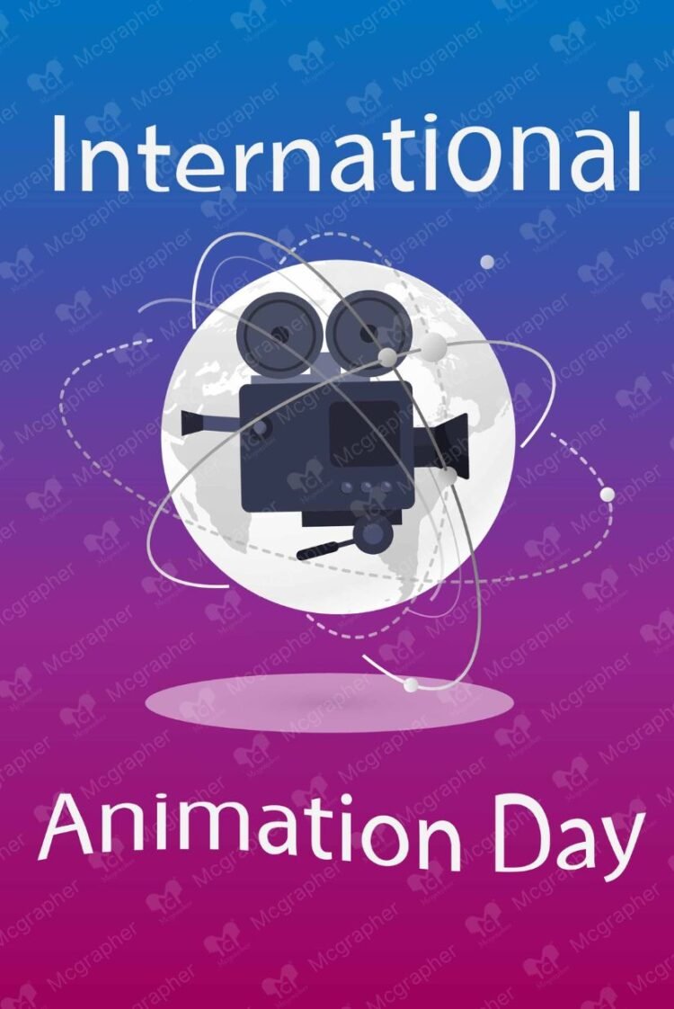 Animation Day Artist illustration
