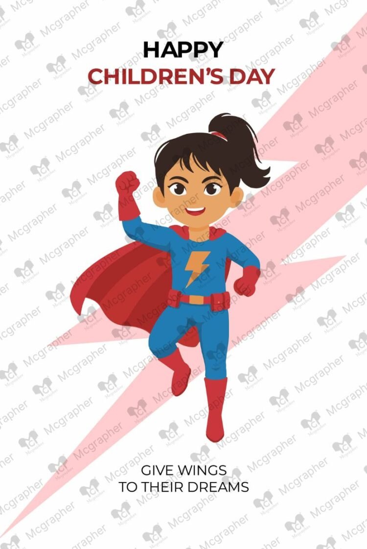 Children's day Happy Kid vector Illustration