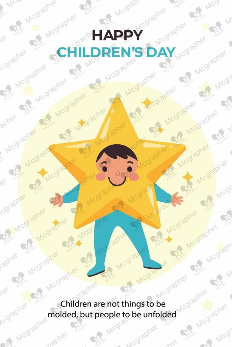 Children's day Little Stars Illustration