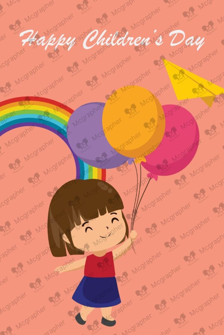 Children's day kids celebration Illustration