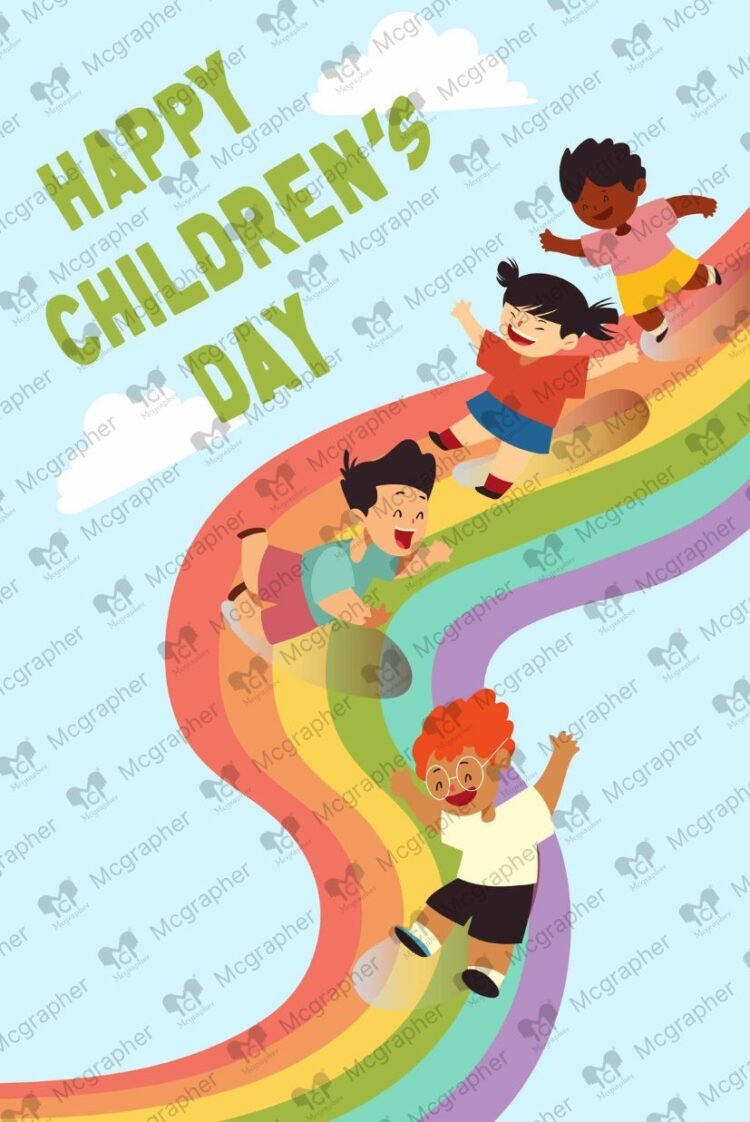 Happy Children's day Illustration