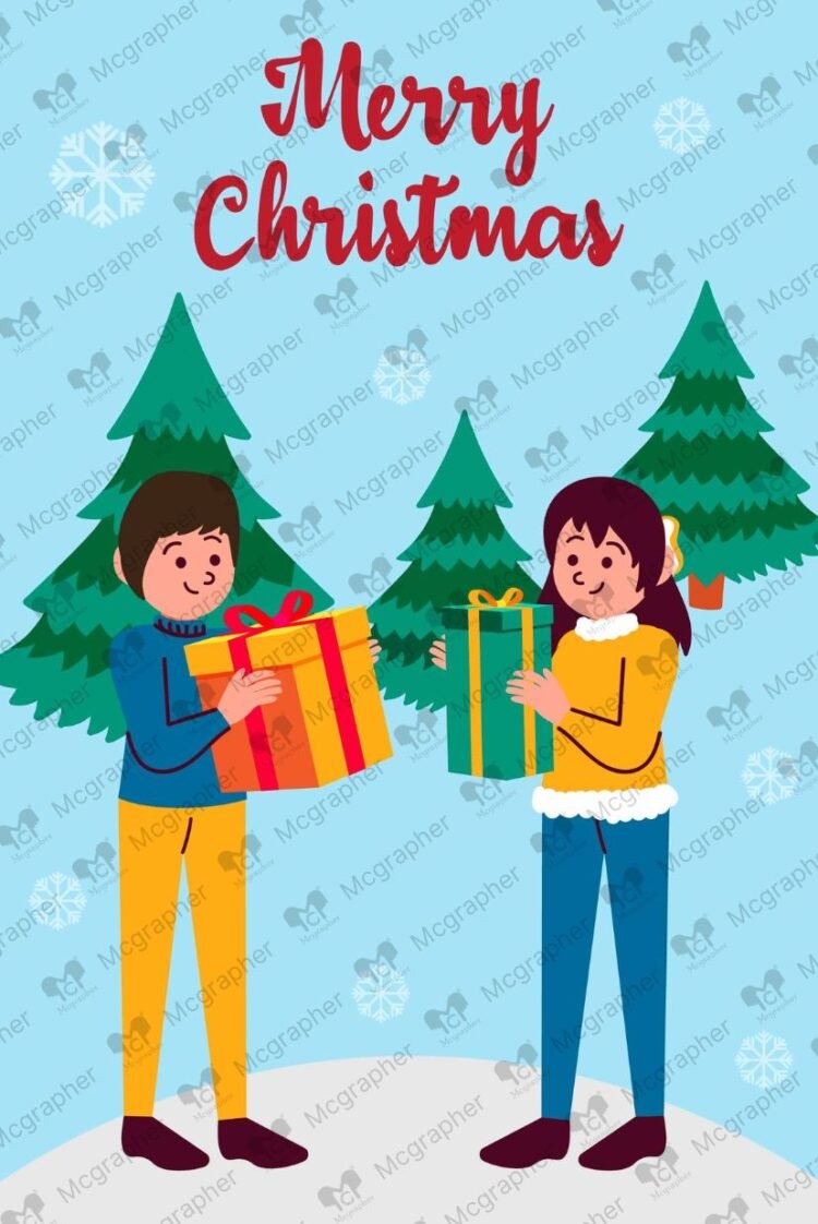 Xmas Happiness Illustration