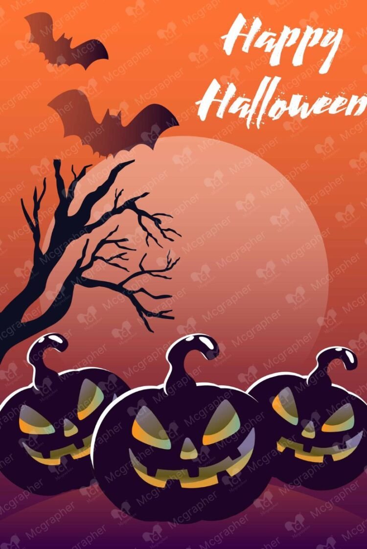 Happy Halloween celebration Vector illustration