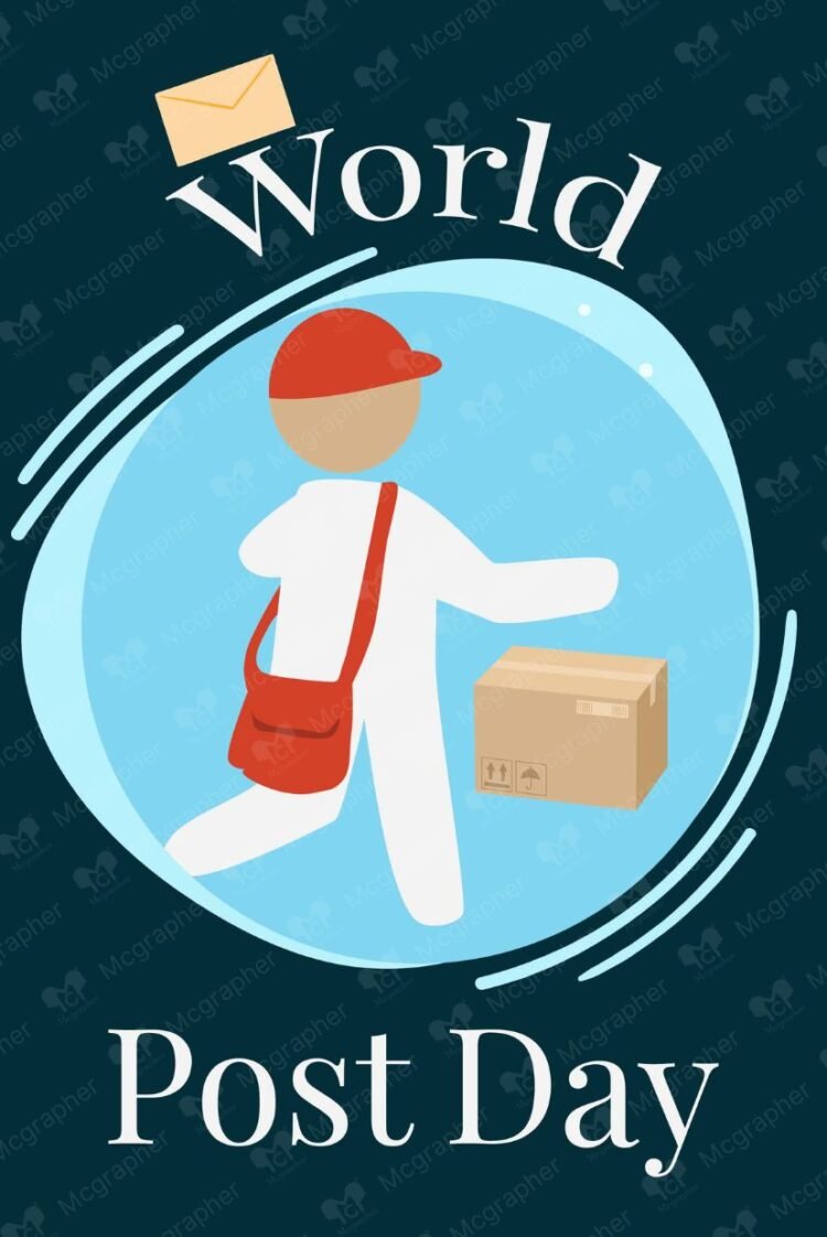World Post Day vector illustration