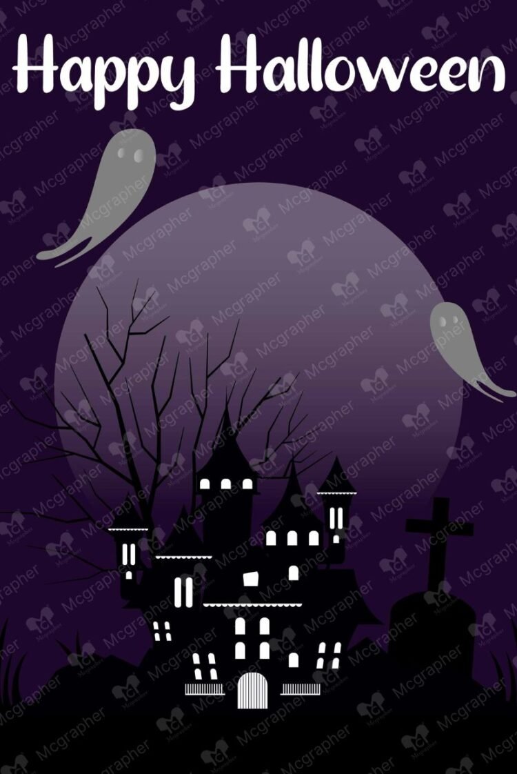 Happy Halloween pumpkin Vector illustration
