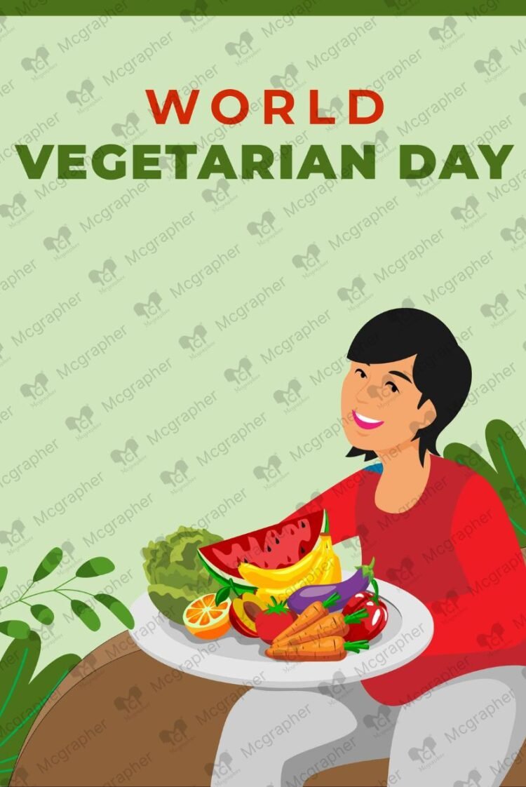 Global Vegetarian Day illustration