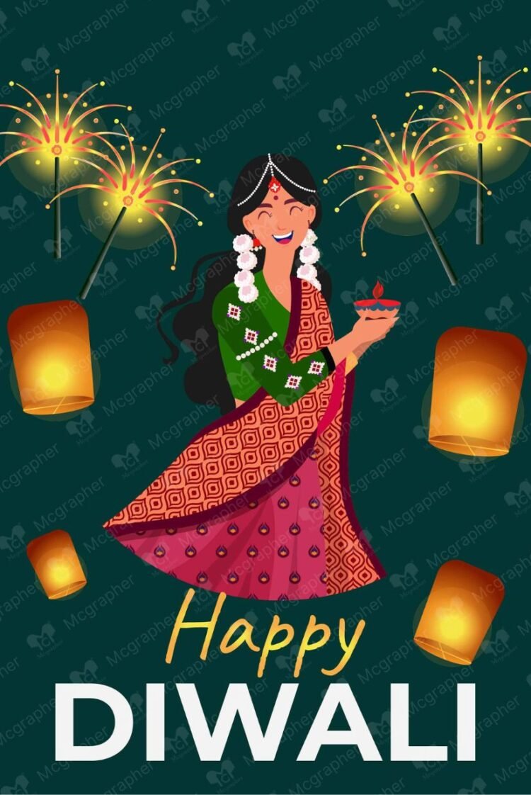 Deepavali illustration