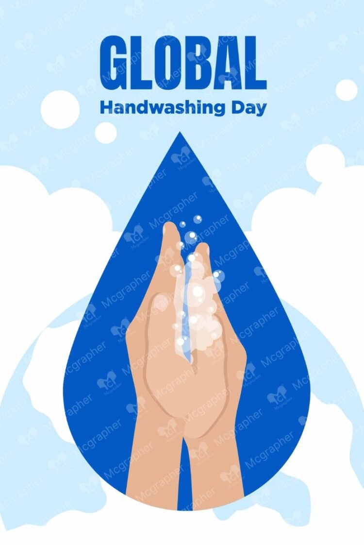 Handwashing Day vector illustration