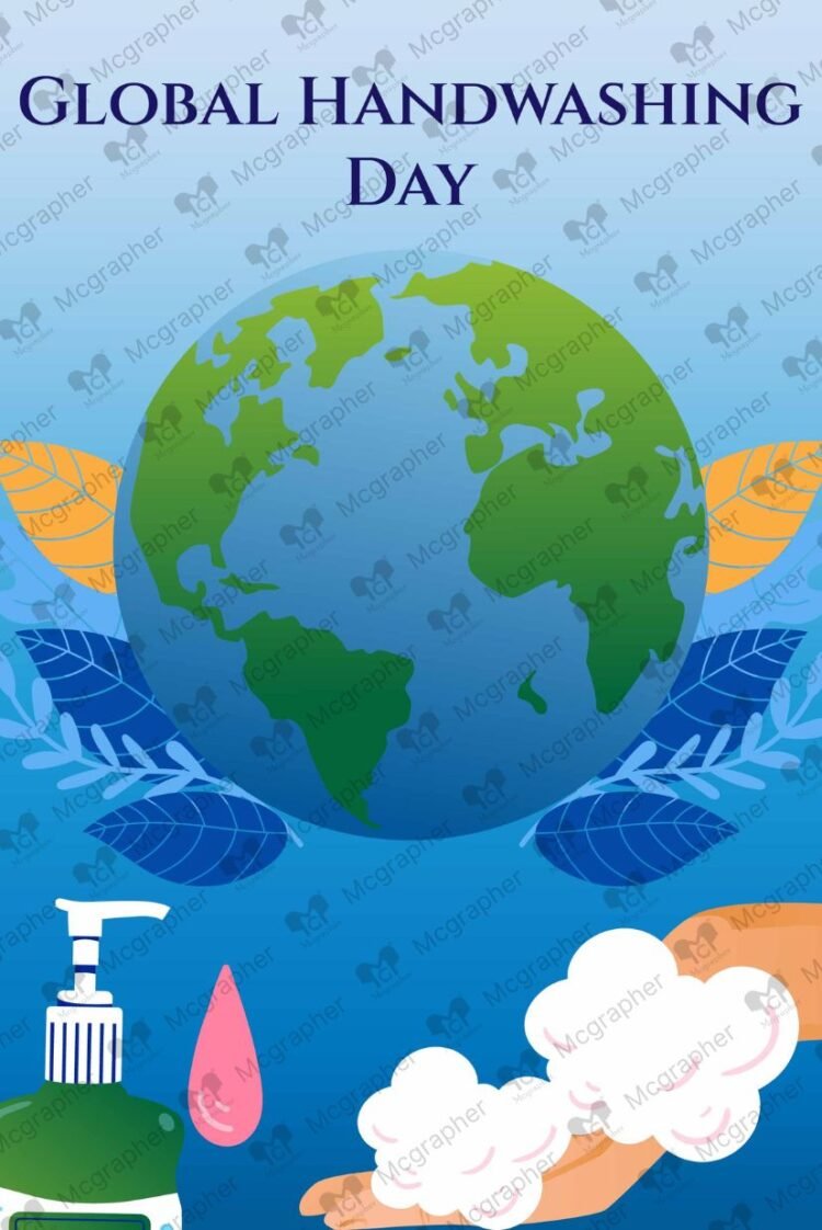 World Handwashing Day hygiene illustration