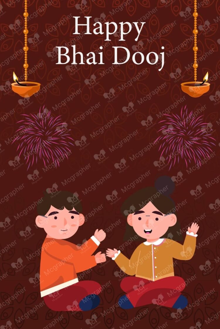 Bhai Dooj vector illustration