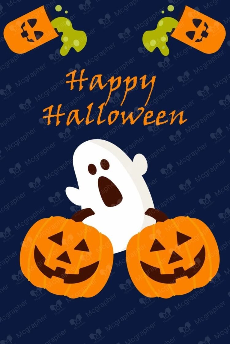 Halloween Creepy Vibes Illustration